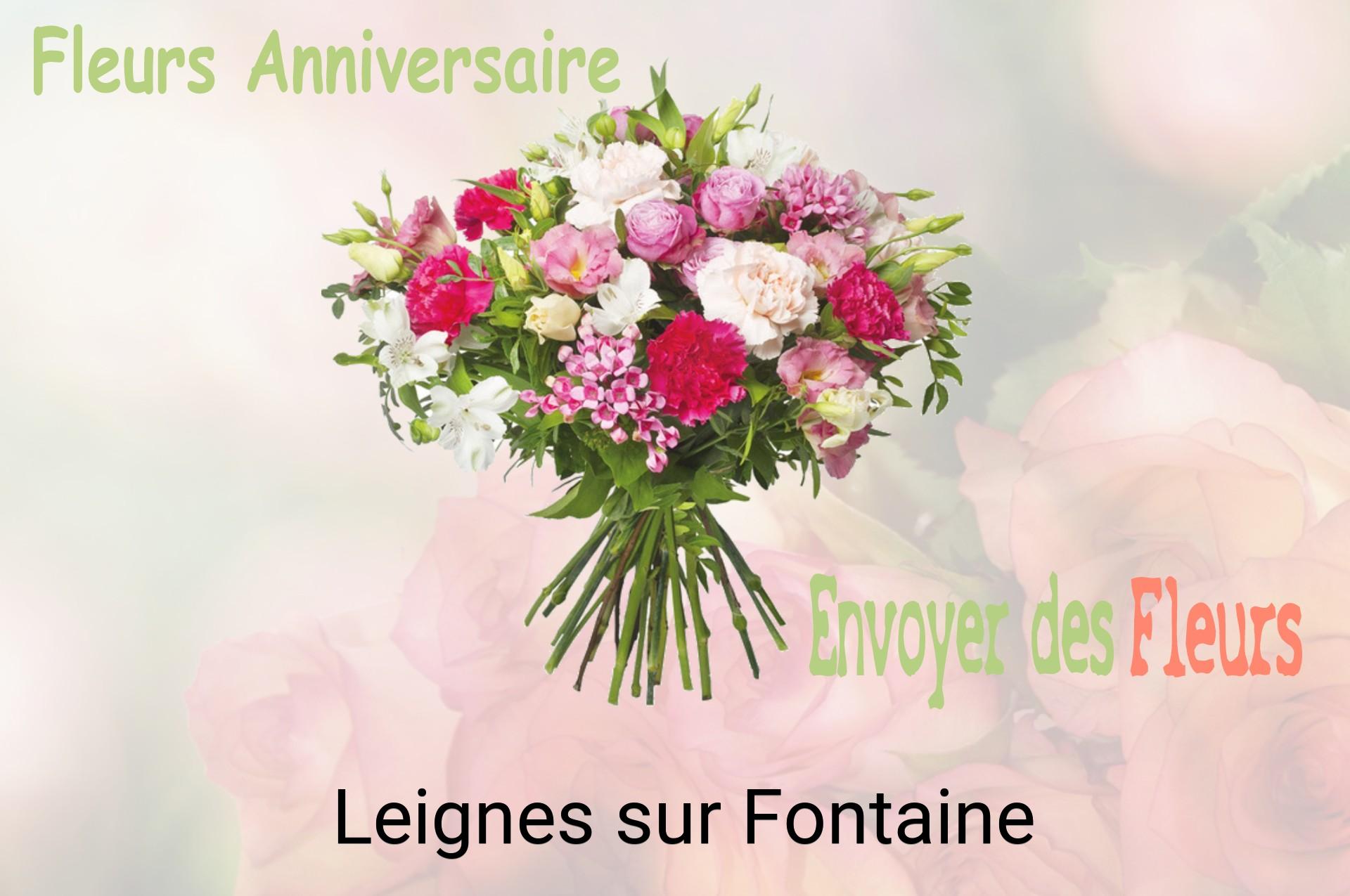 Bouquet de fleurs d’anniversaire livré à Leignes-sur-Fontaine